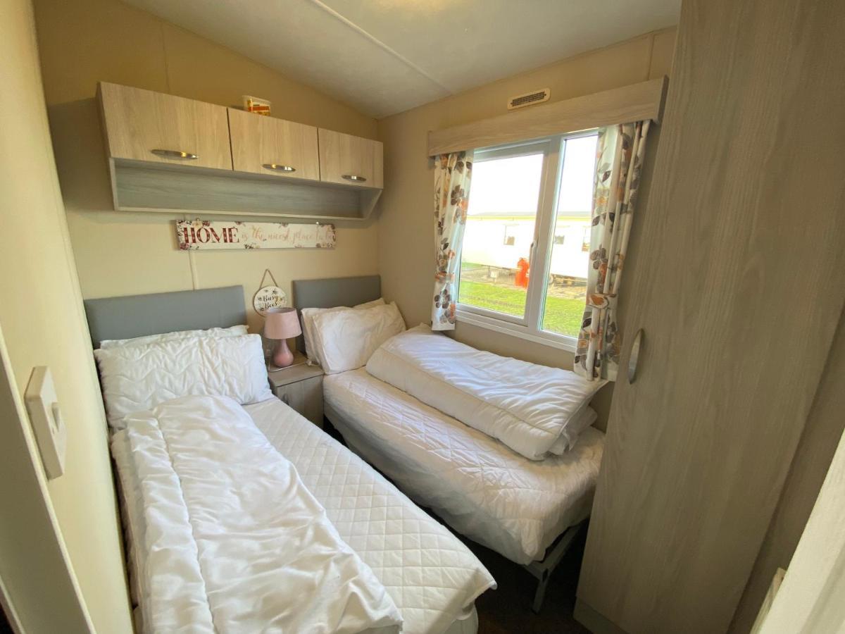 Cosy & Modern Private Seaview Caravan North Seaton Exteriör bild