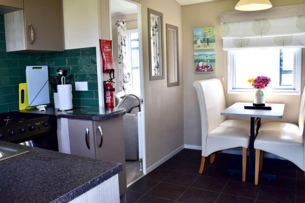 Cosy & Modern Private Seaview Caravan North Seaton Exteriör bild