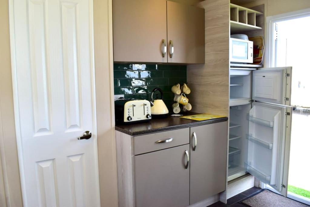 Cosy & Modern Private Seaview Caravan North Seaton Exteriör bild