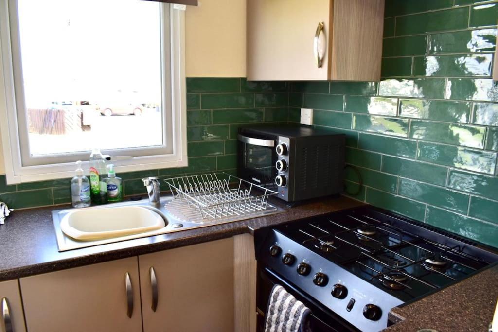 Cosy & Modern Private Seaview Caravan North Seaton Exteriör bild